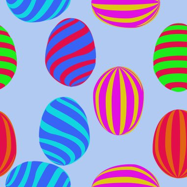 Soyut renkli topların dikişsiz deseni