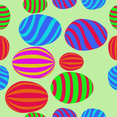 Soyut renkli topların dikişsiz deseni