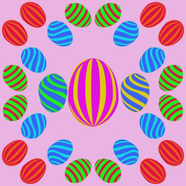 Soyut renkli topların dikişsiz deseni