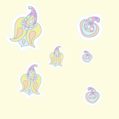 Soyut dijital arka planın kusursuz deseni