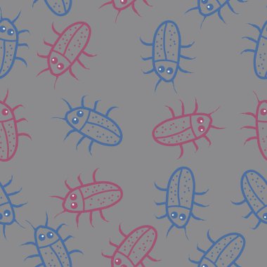 Kesintisiz soyut desen, vektör arka plan