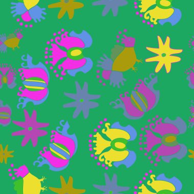 Kesintisiz soyut desen, vektör arka plan