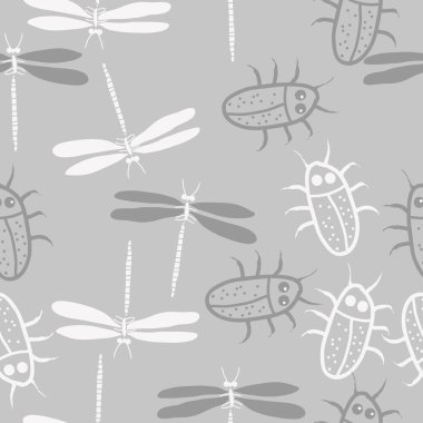 Kesintisiz soyut desen, vektör arka plan