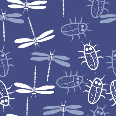 Renkli hatalarla kesintisiz soyut desen