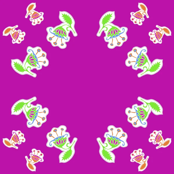 Симпатичний Квітковий Фон Квітами — стоковий вектор
