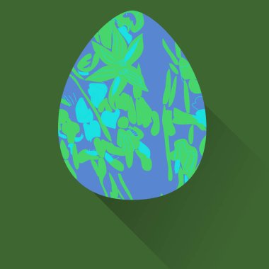 Soyut basit yumurta dikişsiz desen