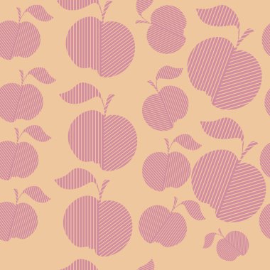 Elmalar pürüzsüz. Vektör illüstrasyonu