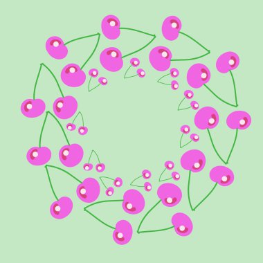 Kesintisiz soyut desen, vektör arka plan