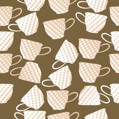 çay bardağı ile renkli desen