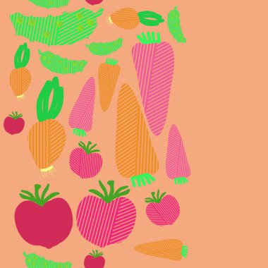 Kesintisiz soyut desen, vektör arka plan