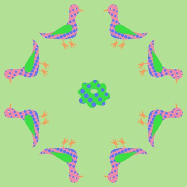 Kesintisiz soyut desen, vektör arka plan