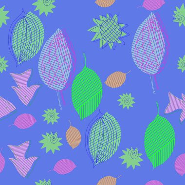 Soyut basit in dikişsiz deseni 