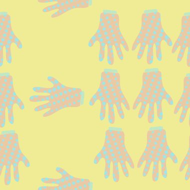 Soyut basit ellerin kusursuz deseni