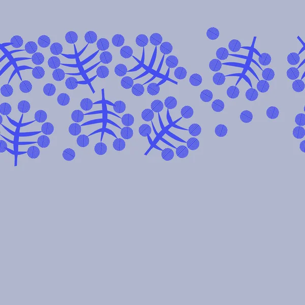 Nahtloses Muster Abstrakter Einfacher Zweige — Stockvektor