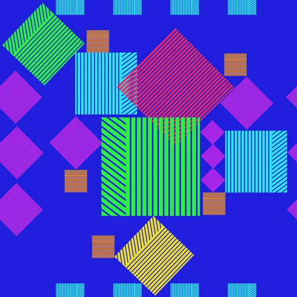 几何形状的彩色抽象矢量插图 — 图库矢量图片