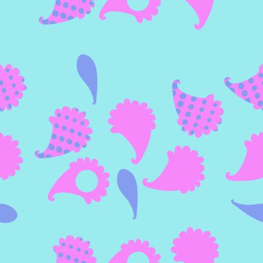 Soyut renkli maydanoz Dikişsiz desen