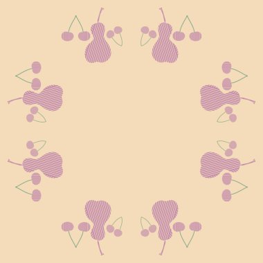 renkli arka planda meyve, kopya alanı