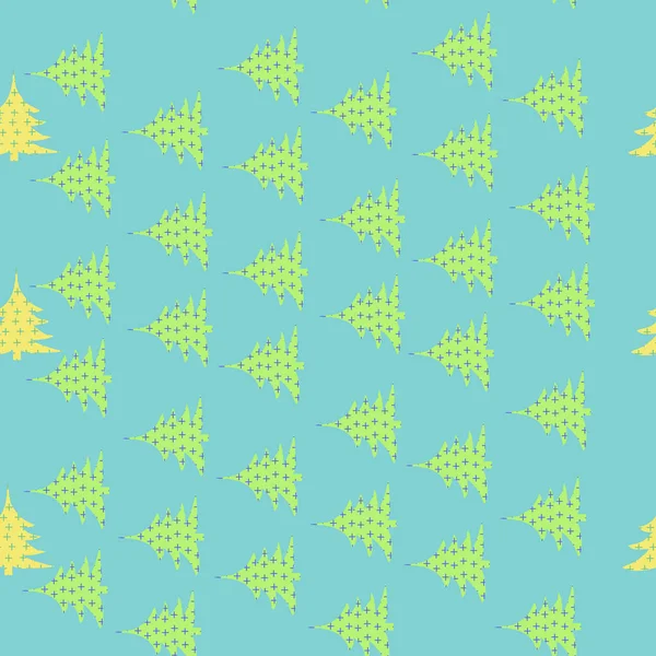 Modèle Arbres Noël Illustration — Image vectorielle