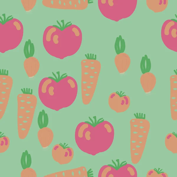 蔬菜条纹图案 — 图库矢量图片