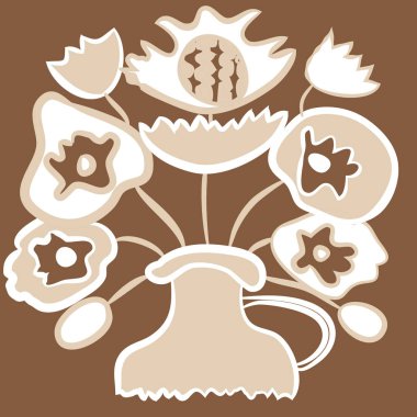 Soyut basit in dikişsiz deseni 