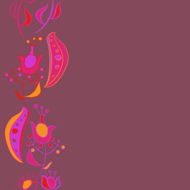 Soyut çiçek arka plan Dikişsiz desen