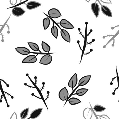 kopya alanı ile soyut basit çiçek deseni