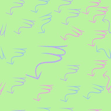 Akrep, oğlak burçlarının dikişsiz deseni. Vektör çizimi