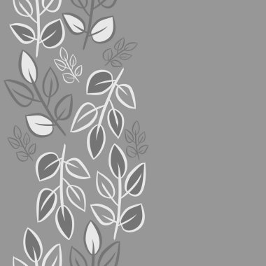 Soyut basit yaprakların kusursuz deseni