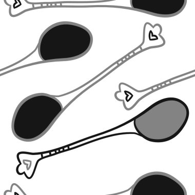 Soyut renkli kaşların Dikişsiz deseni