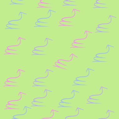 Akrep, oğlak burçlarının dikişsiz deseni. Vektör çizimi