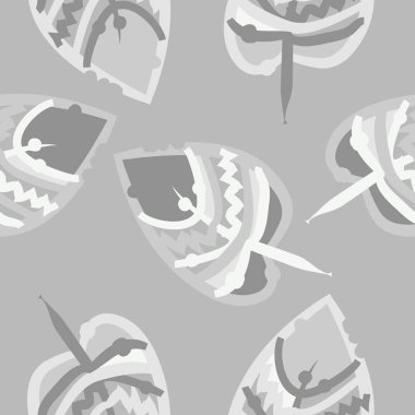 Soyut basit yaprakların kusursuz deseni