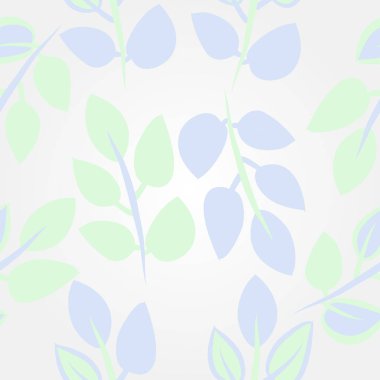 Soyut basit yaprakların kusursuz deseni