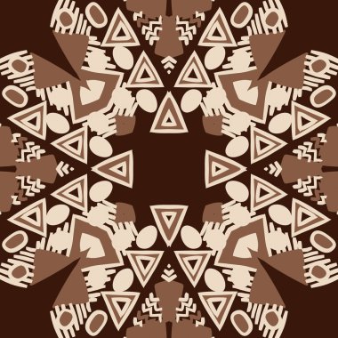 Renkli kaleydoskop deseni ile vektör illüstrasyon