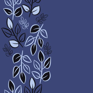 Soyut basit yaprakların kusursuz deseni