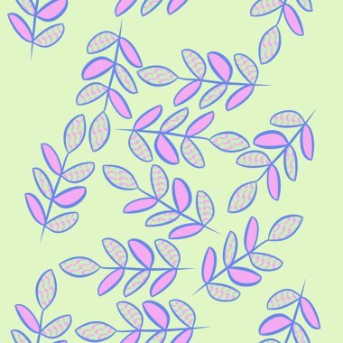 kopya alanı ile soyut basit çiçek deseni