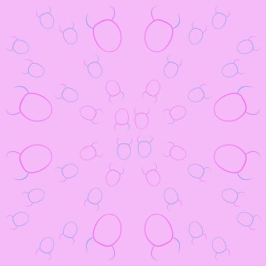 Boğa burcu nda dikişsiz desen, zodiak işareti