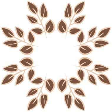 kopya alanı ile soyut basit çiçek deseni