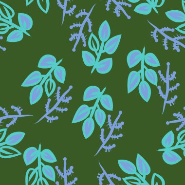 kopya alanı ile soyut basit çiçek deseni