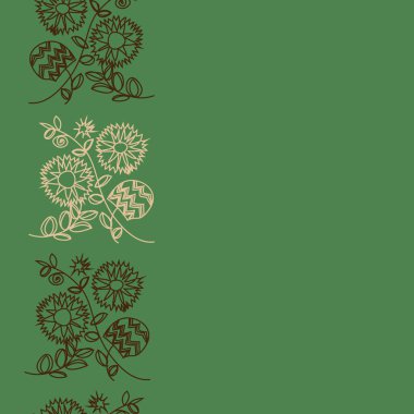 Soyut çiçek arka plan Dikişsiz desen