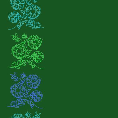 Soyut çiçek arka plan Dikişsiz desen