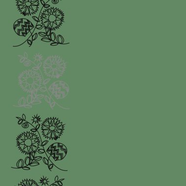 Soyut çiçek arka plan Dikişsiz desen