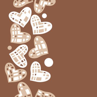 Soyut basit komik kalpler Dikişsiz desen