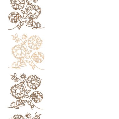 Soyut çiçek arka plan Dikişsiz desen