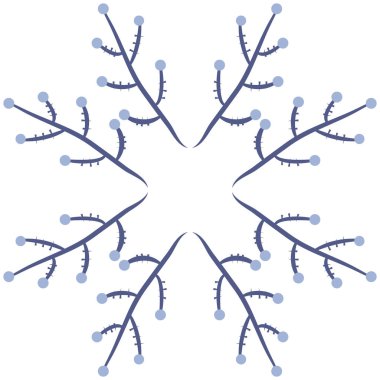 kopya alanı ile soyut basit çiçek deseni