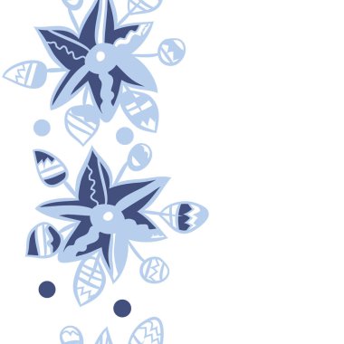 Soyut çiçek arka plan Dikişsiz desen