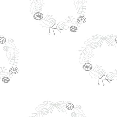 Soyut çiçekler süslemelerine Dikişsiz desen