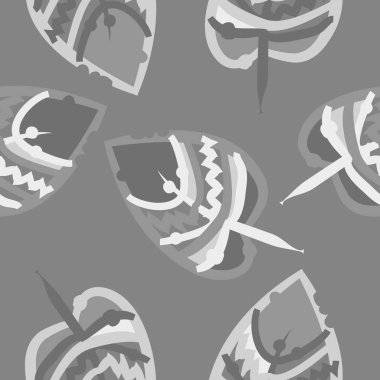 Soyut basit yaprakların kusursuz deseni