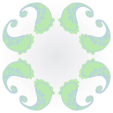 kopya alanı ile soyut basit çiçek deseni