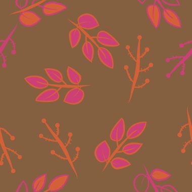 kopya alanı ile soyut basit çiçek deseni