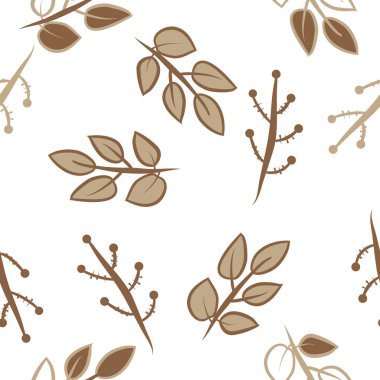 kopya alanı ile soyut basit çiçek deseni